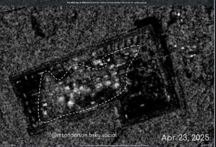 Удар по РФ, 15 арсенал ГРАУ, вибухи, Киржач, фото супутника, 23 квітня 2025