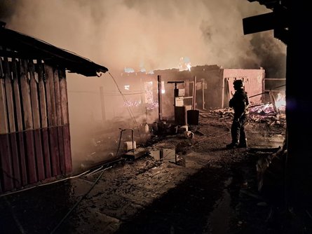 Утром 25 сентября на территории Нежинской общины в Черниговской области состоялась серия ударов беспилотников