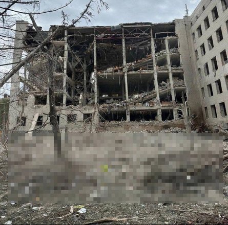 Прилет в Полтаве, прилет 3 сентября, Институт связи, столовая