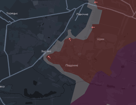 Карта боевых действий