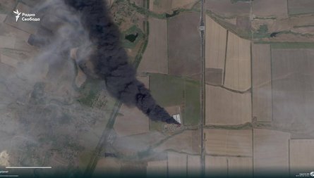 Последствия атаки БПЛА