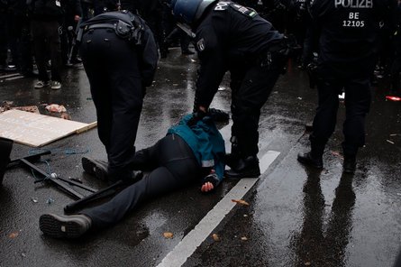 берлин, протесты