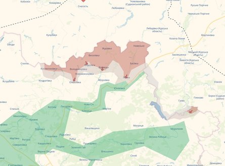 карта боев в сумской области 1 июня