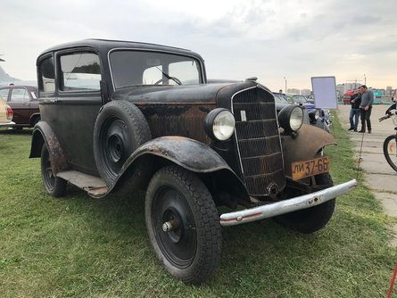 выставка ретро техники, фестиваль OldCarLand, ОлдКарЛенд, Opel P4 1935