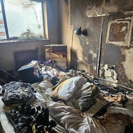 Пожар уничтожил все в доме