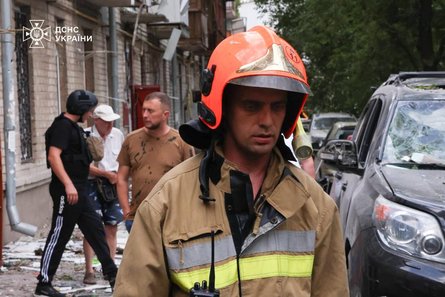 Изображение последствий атаки по Николаеву