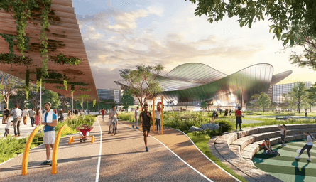 Проект города, новый город в США, город будущего, новый город посреди пустыни, экологически чистый город, Telosa City