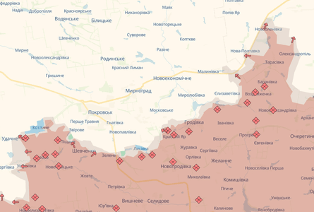 Покровський напрямок, Покровськ, ситуація під Покровськом, DeepState