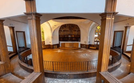 Покинута церква в США, покинута будівля, залишили гнити, пам'ятка архітектури, незайманий скарб