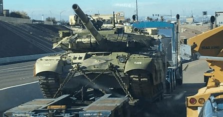 Танк Т-84, США, полигон Юма, Аризона, фото, 2021