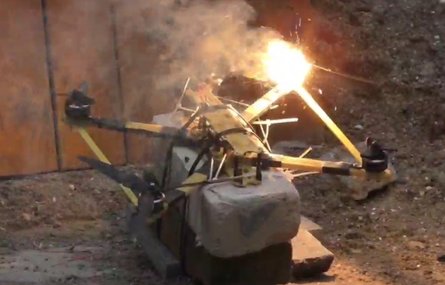 Лазерное оружие против FPV-дрона