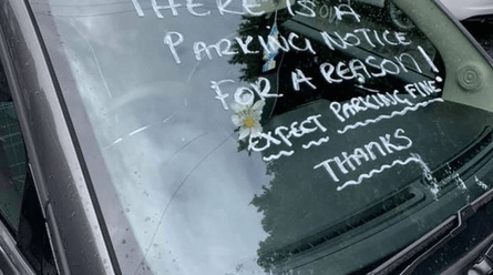 парковка, парковочное место, вандал, вандализм, Великобритания