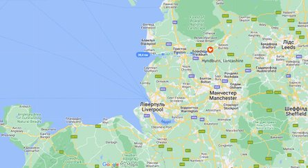 Инцидент в Британии, свалка, Ланкашир, полигон, карта, мусорная свалка