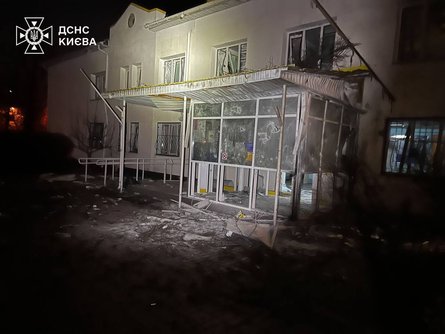 Удар РФ 29 листопада, обстріл Києва 29 листопада, Шахеди Київ 29 листопада, поліклініка, Дніпровський район