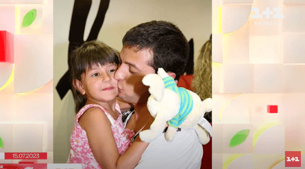 Владимир Зеленский с дочерью