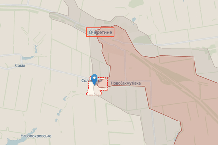 Соловйове, Очеретине, Очеретине Донецька область, карта війни, мапа війни, карта війни в Україні