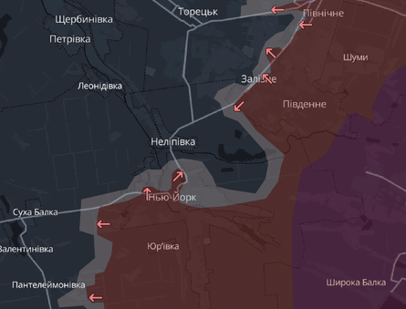 Карта боевых действий