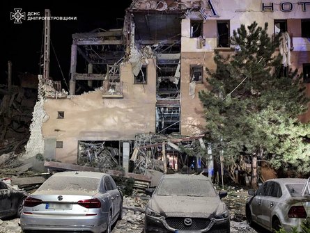 Готель Аврора у Кривому Розі, обстріл 27 серпня, наслідки