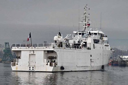 ВМС Франции, Alize (A 645), корабль, черное море, корабль в черном море