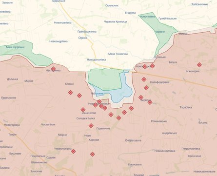 карта боїв в Україні
