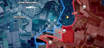 ВС РФ нас топают на Великомихайловку и Орестополь, 16 сентября