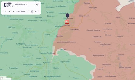 Наступление РФ, 25 ноября, Харьковская область, Оскол