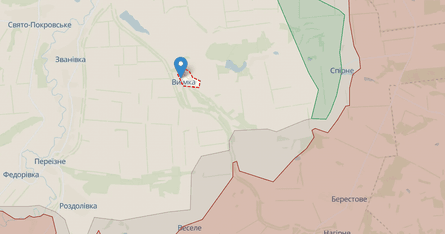 Выемка, карта наступление, карта войны в Украине онлайн, DeepState, карта боевых действий