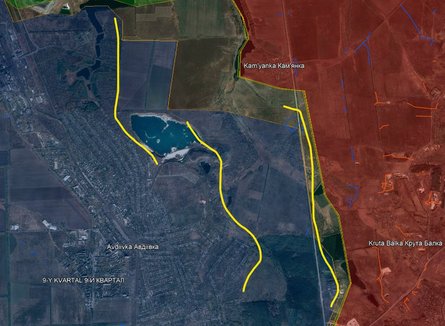 Авдівїка - бої біля Кам'янки