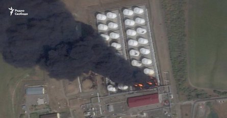 Последствия атаки БПЛА