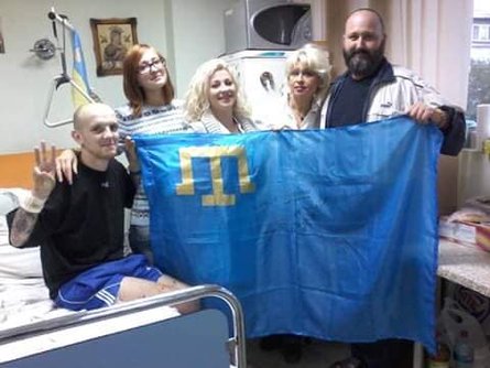 Іван Яцкін, крим, прапор, фото