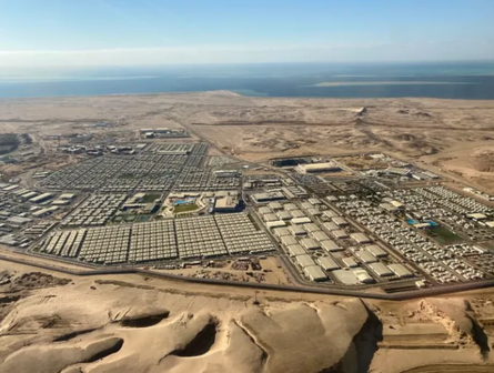 Line City в Саудівській Аравії, будівництво, грандіозний проєкт, фото, місто майбутнього, Неом