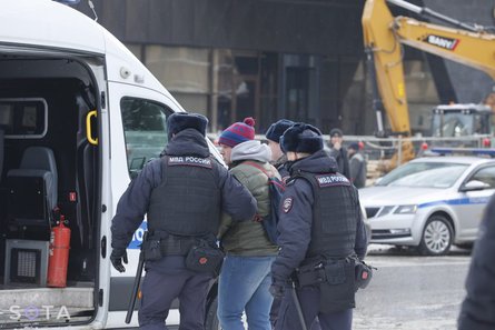 Затримання, мітинг, протест, Олексій Навальний, російський опозиціонер