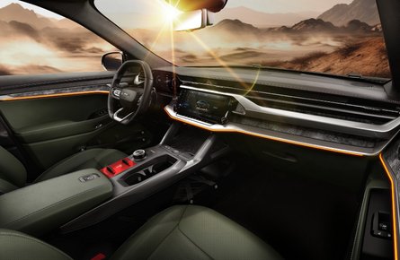 Салон Jeep Wagoneer S Trailhawk, новый Jeep Wagoneer S, электромобиль Jeep, кроссовер Jeep, Jeep Wagoneer S 2024