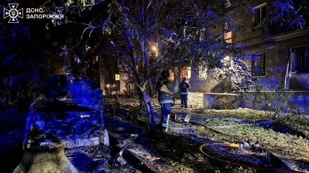 Наслідки удару ЗС РФ по Запоріжжю