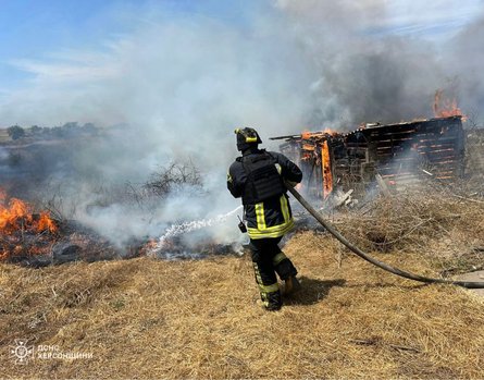 Обстрел Херсонской области