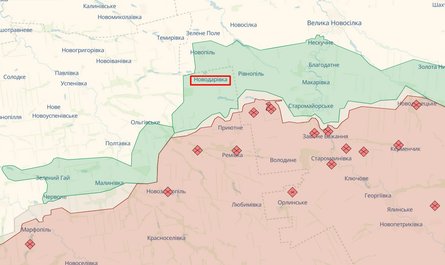 Велика Новосілка, Новодарівк, ситуація