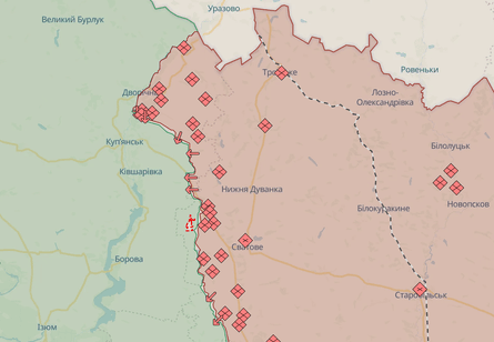 Купянск, Купянск карта, карта Харьковской области, Харьковская область карта, карта Харьковской области