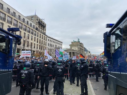 берлин, протесты