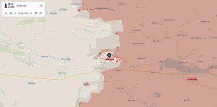 Наступление РФ, карта, DeepState, 2 апреля, Андреевка, Покровск