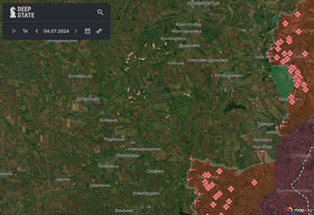 Карта боевых действий