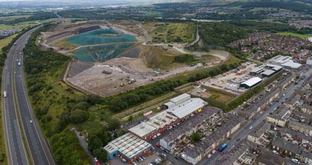 Инцидент в Британии, мусорная свалка, Ланкашир, полигон