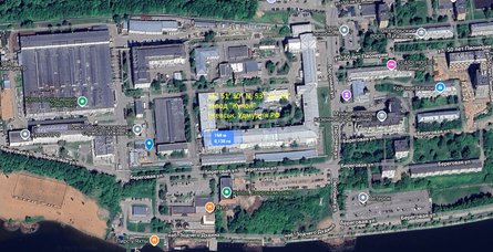 Площадь поврежденной крыши завода "Купол" около 1300 кв. м