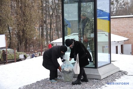 Александр Мациевский, памятник, скульптура, Киев, герой Украины