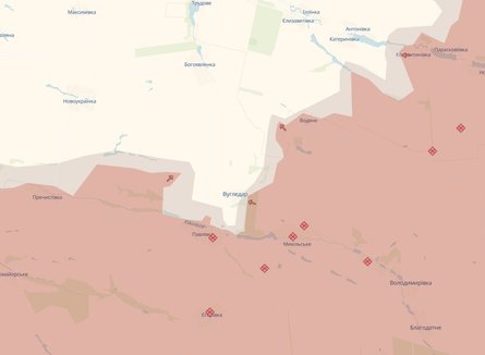 боевые действия под Угледаром