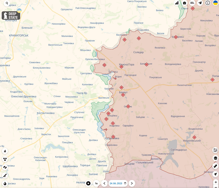 бои на бахмутском направлении
