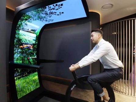 Virtual Ride, OLED-екран