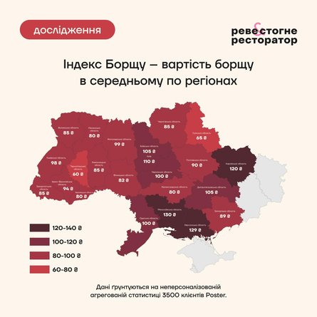 Рост цен в 2024 году, индекс борща, инфографика, стоимость борща в областях