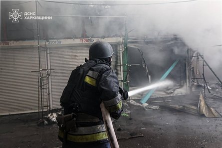 обстріл Харкова 6 травня, харків обстріл сьогодні, наслідки обстрілу, удар шахедами, Барабашовов, пожежа на Барабашово