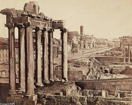 Римский Форум 180 лет назад