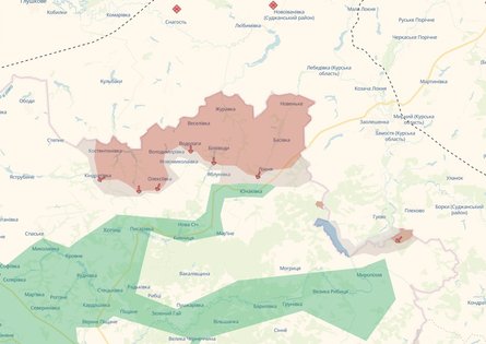 бої в сумській області карта 6 червня
